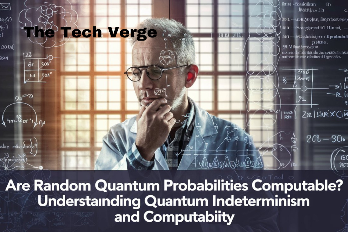 Are Random Quantum Probabilities Computable? Understanding Quantum Indeterminism and Computability