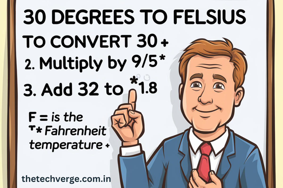 What Is 30 Degrees C to F?