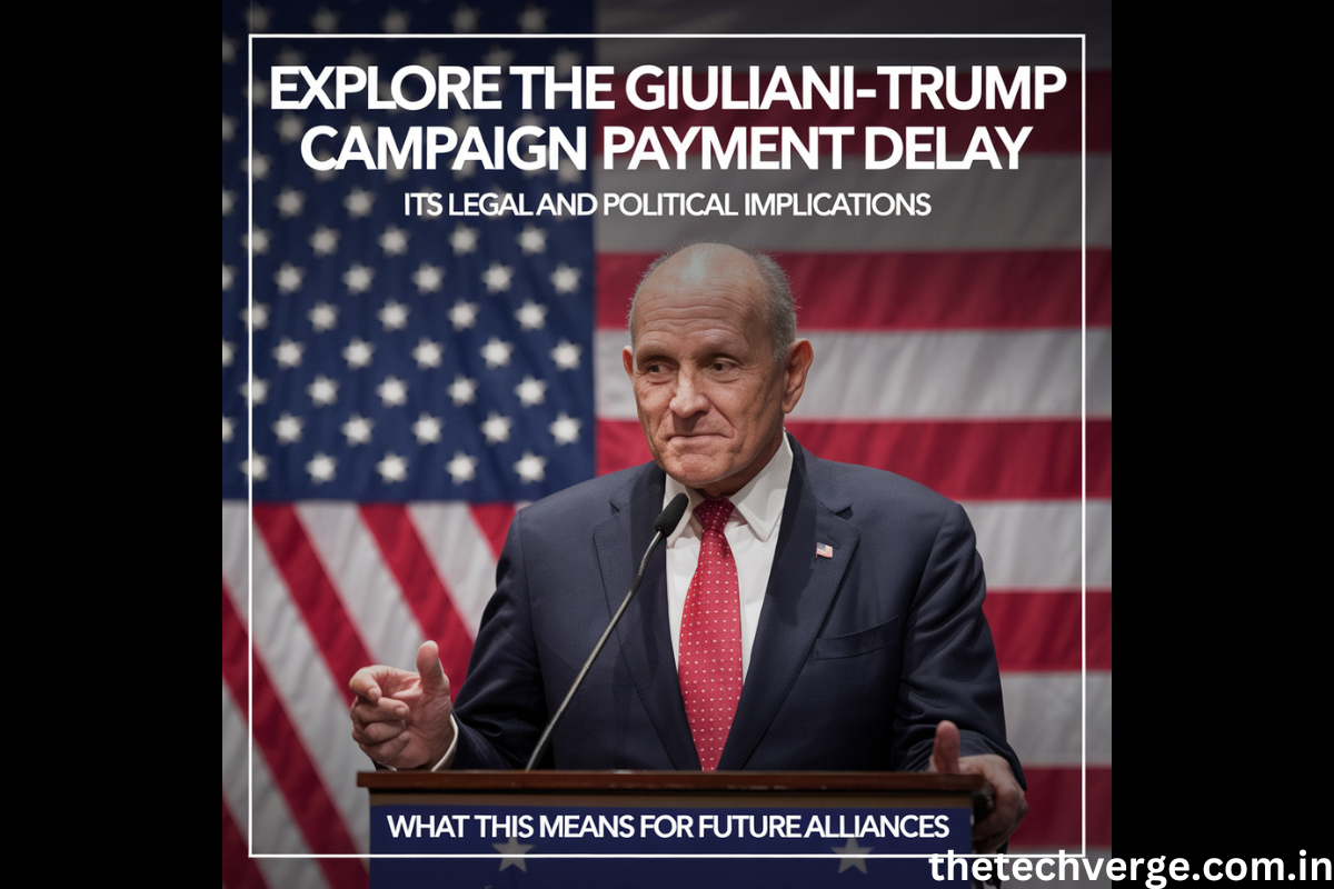 Giuliani Trump Campaign Payment Delay Unfolds