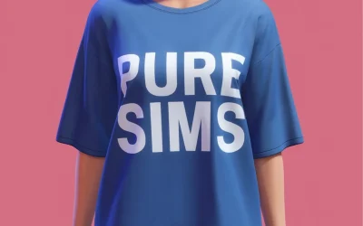 puresims loose t shirts sims 4