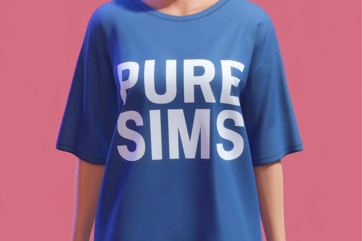 puresims loose t shirts sims 4